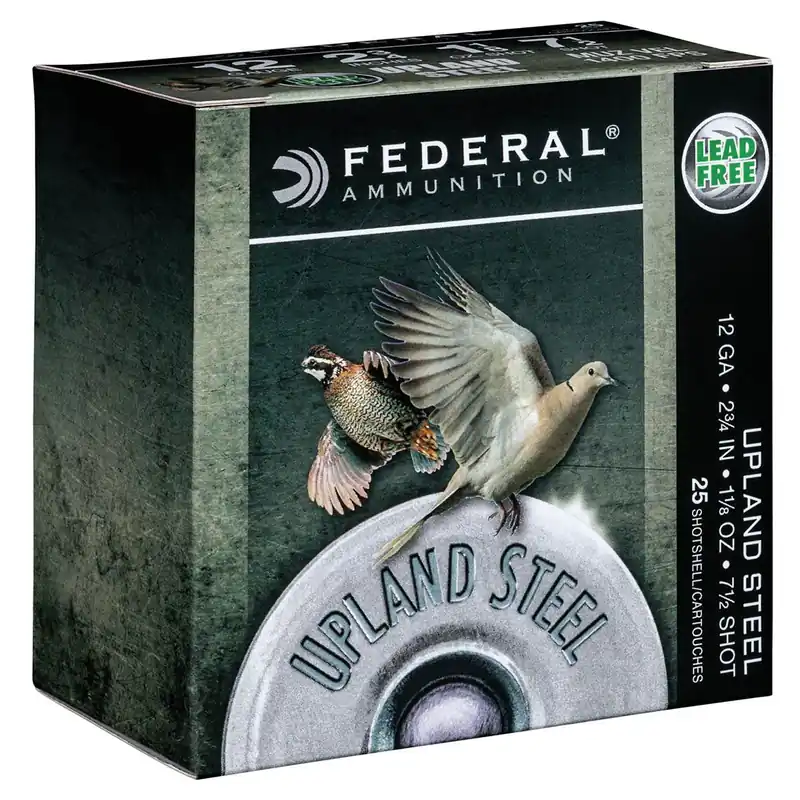 Federal Upland Field & Range 12G 2.75" 1 1/8 oz 7.5 Shot 25 /Box