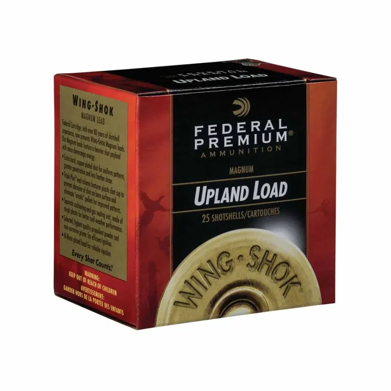 Federal Premium Wing-Shok High Velocity 12 Ga 2.75" 1-3/8oz 1500 fps 5 25/Box