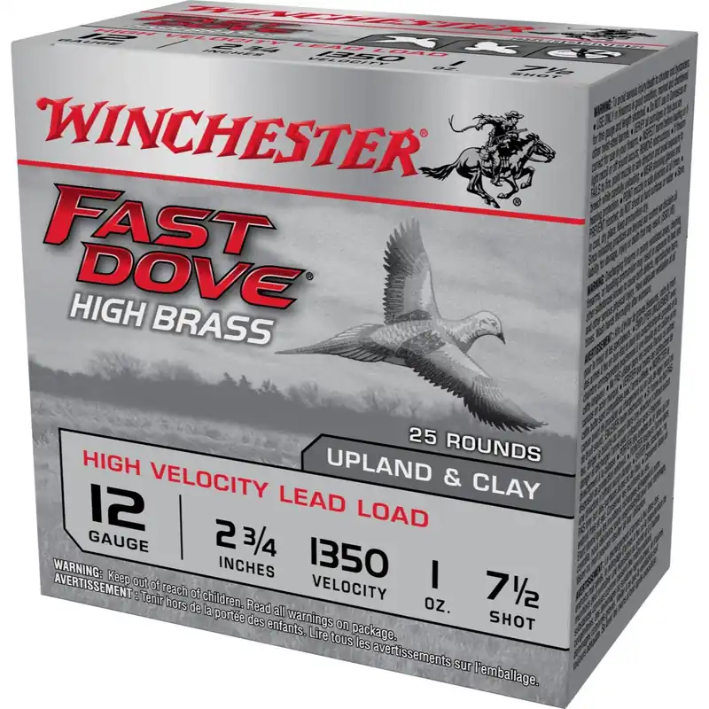 Winchester Fast Dove and Clay 12 GA 2.75" 25/Box