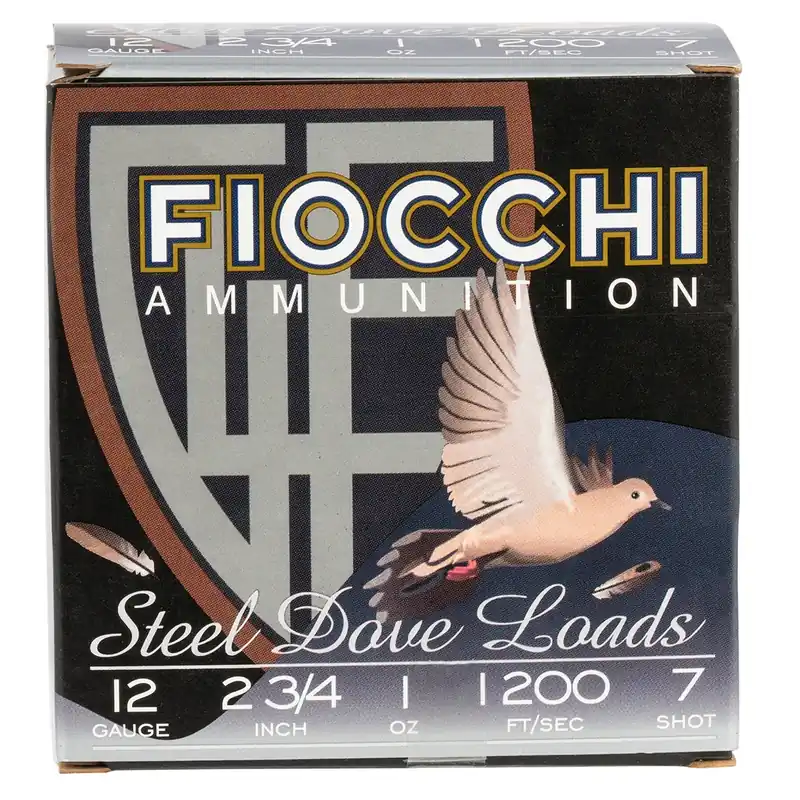 Fiocchi Dove & Quail 12 Gauge 2.75" 1 oz 1200 fps 7 Shot 25/Box