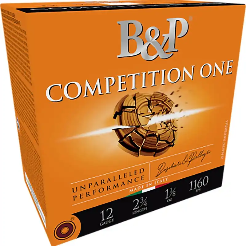 B&P Ammunition Competition One 12 Gauge 2 3/4" 7/8 oz 8 Shot 25 Rounds
