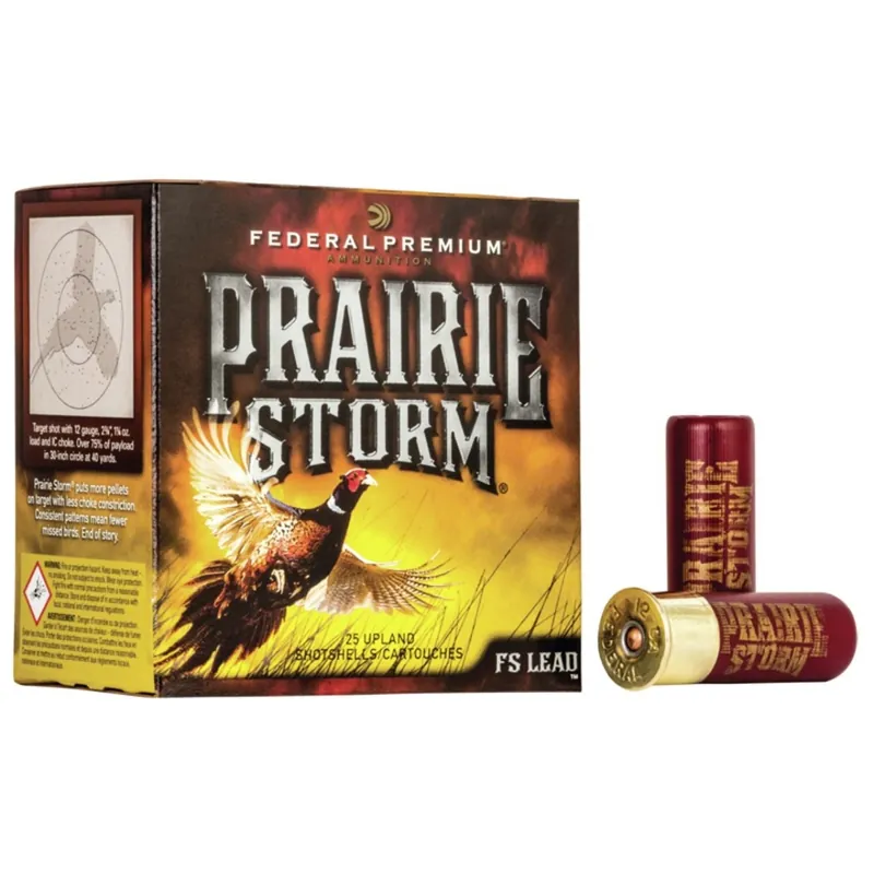 Federal Premium Prairie Storm FS 12 Gauge 2.75" 1-1/4 oz. 6 Shot Ammo - 25/Box