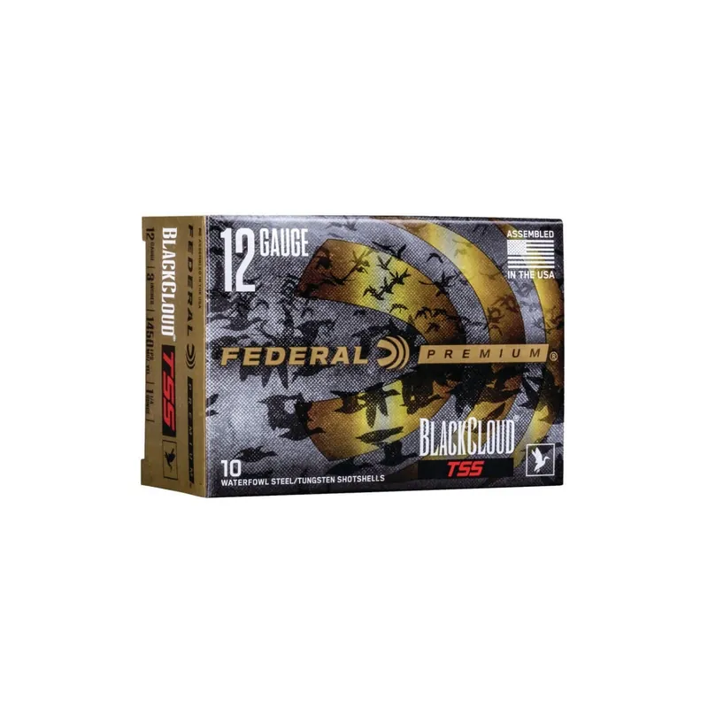 Federal Premium Black Cloud TSS 12 Ga 3" 1-1/4 oz 1450 fps Steel/Tungsten 7 & BB Shot Blend 10/Box