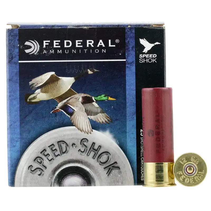 Federal Speed-Shok 12 GA 3" 1-1/4 oz. 2 Shot 25/Box