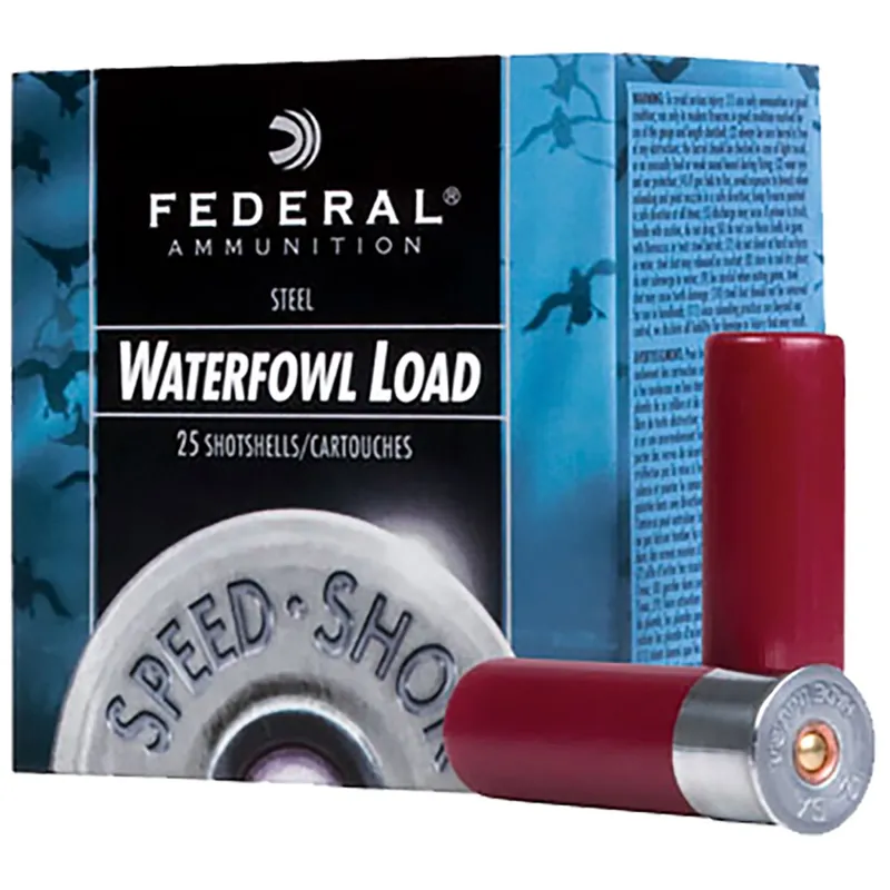 Federal Speed-Shok Waterfowl 12 G 3" 1 1/8 oz 2 Shot 25/Box