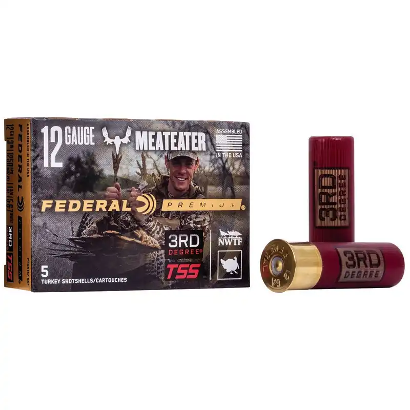 Federal Premium 3rd Degree 12 Gauge 3" 1 3/4 oz 1250 fps Lead, Tungsten 5/6/7 Shot 5/Box