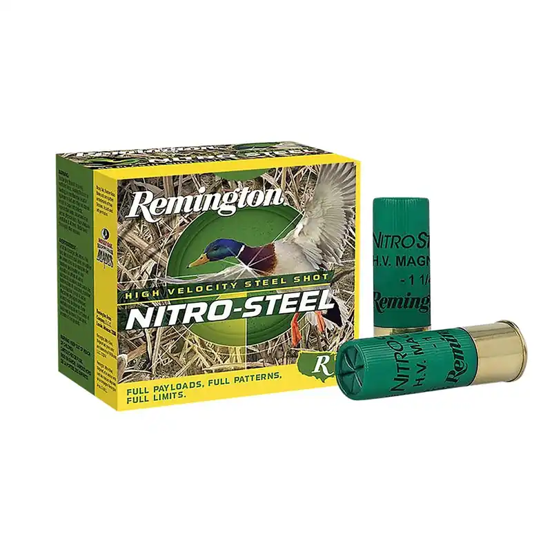 Remington Ammunition Nitro-Steel High Velocity 12 G 3" 1 3/8 oz 2 Shot 25/Box