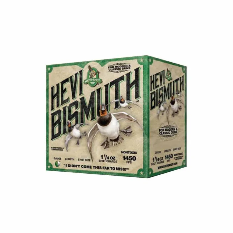 Hevi-Shot Bismuth 12ga 3" 1-3/8oz 4 25rd