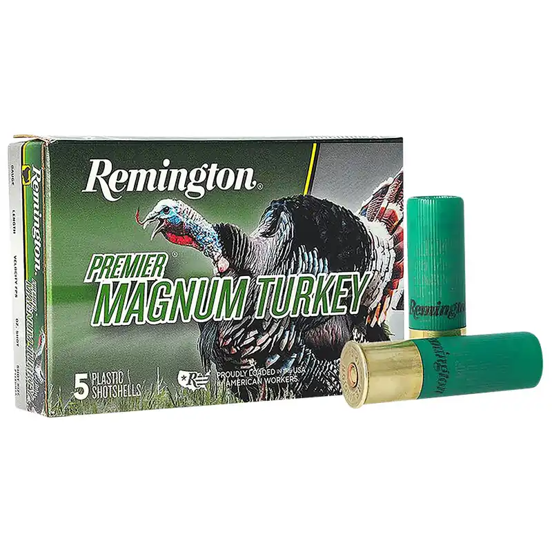 Remington Ammunition Premier Magnum Turkey 12 Gauge 3" 2 oz 5 Shot 5 Per Box
