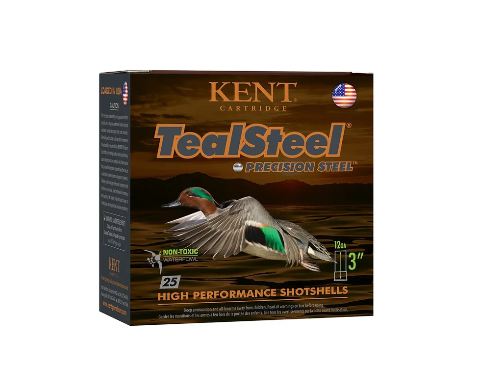 Kent Steel Precision TealSteel Precision Steel 12 GA 3" 1-1/4 oz. 5 Shot 25/Box
