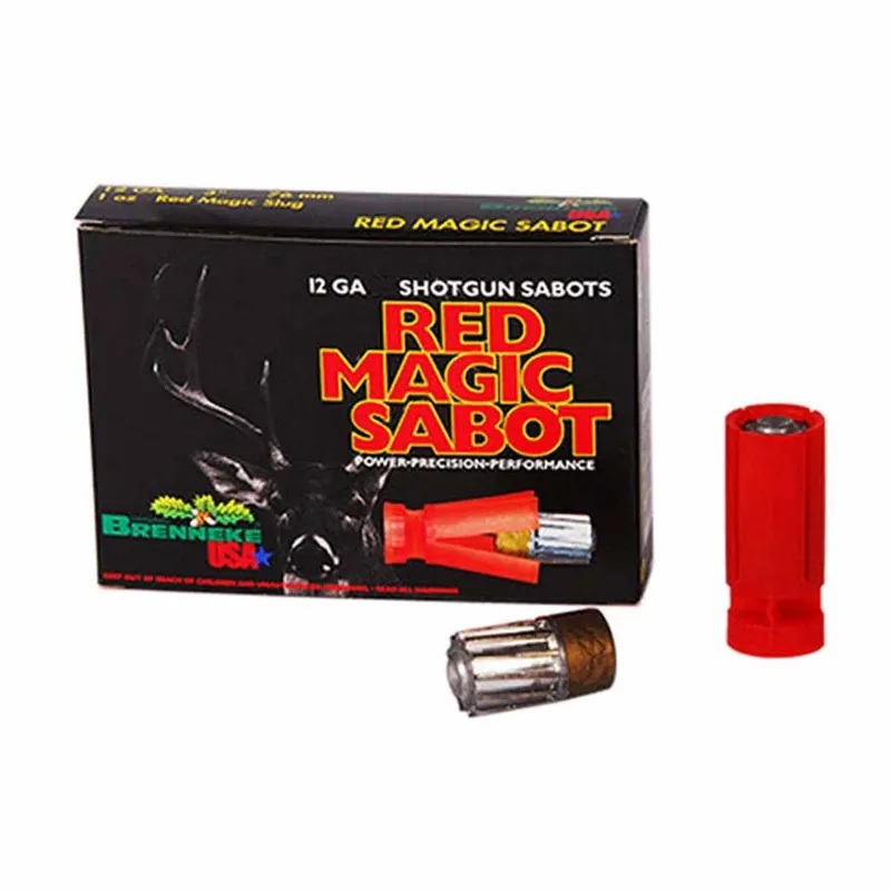 Brenneke SL Red Magic 12 Ga 3" 1 oz Sabot Slug 5/Box