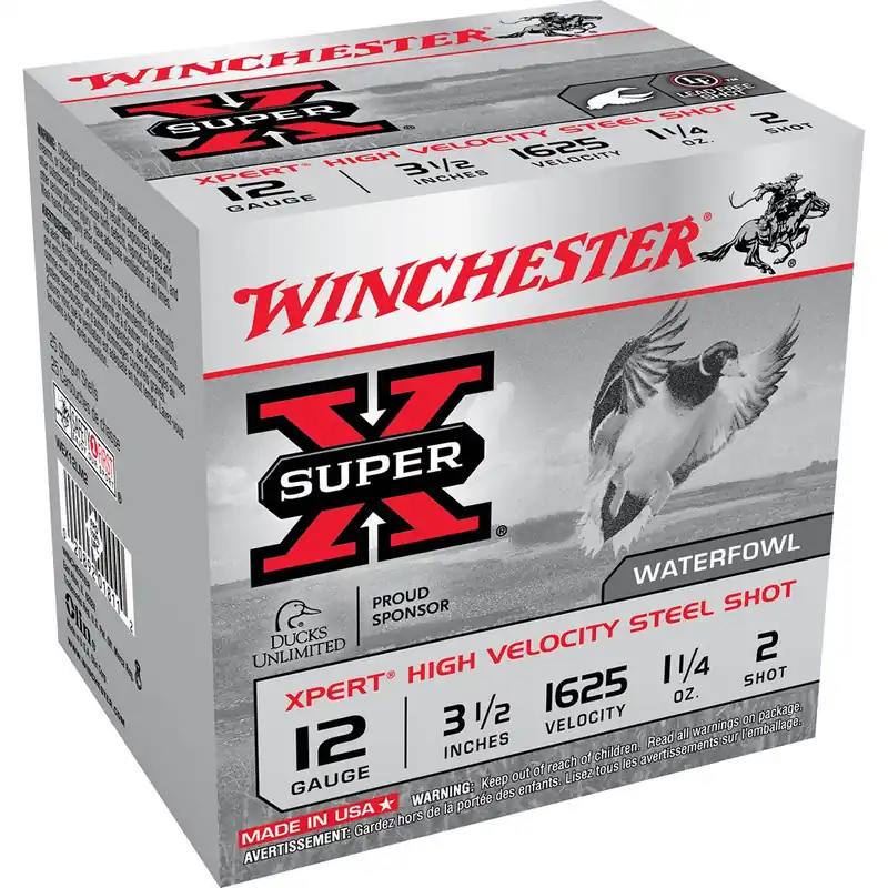 Winchester Ammo Super X Xpert High Velocity 12G 3.50" 1 1/4 oz 1625 fps 2Shot 25/Box