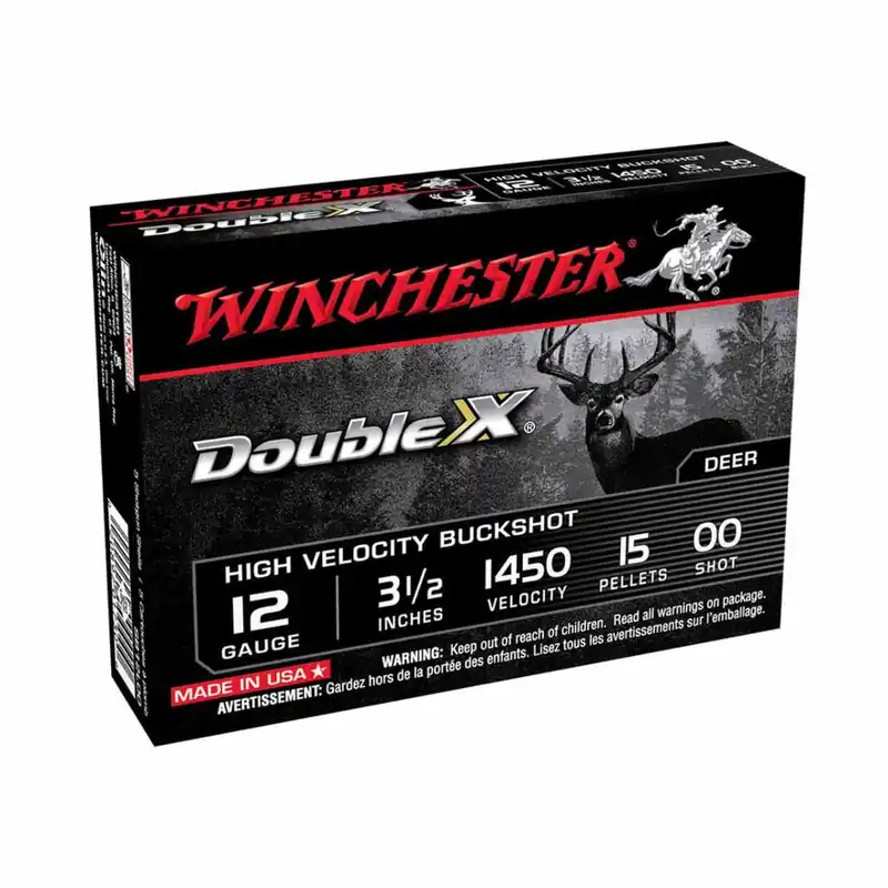 Winchester Double X 12GA 3.5in HI-Velocity 00BK Supreme