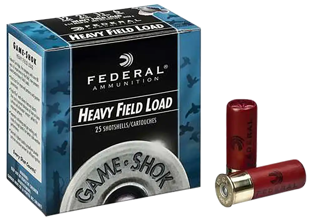 Federal Game-Shok Heavy Field 12 Ga 2.75" 1-1/4oz 6 Lead Shot 25 Shells Per Box