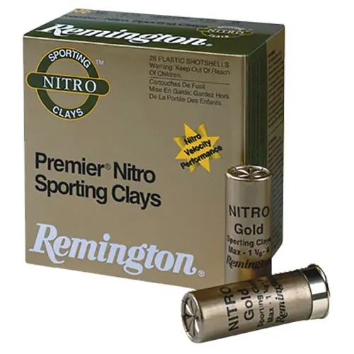 Remington Ammunition Premier Nitro Sporting Clay 12 Gauge 2.75" 1 oz 7.5 Shot 25 Per Box