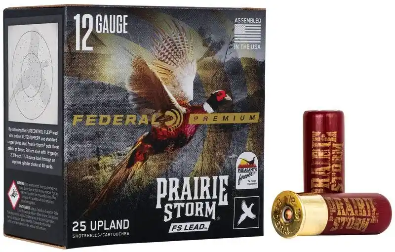 Federal Prairie Storm FS Lead 12 Gauge 2-3/4in 6 1-1/4oz Upland Shotshells - 25 Rds PF154FS6