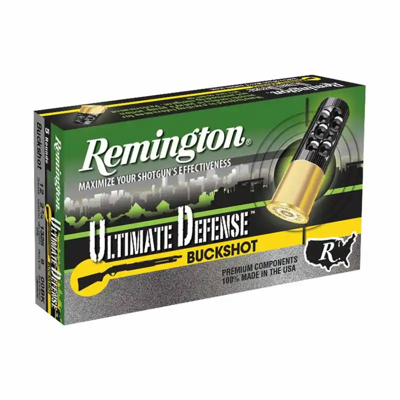 Remington Ultimate Defense Buckshot 12ga 2-3/4" 9-Pellet 5rd