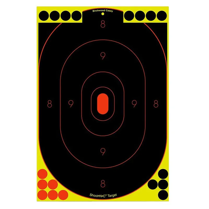 Birchwood Casey Shoot-N-C Self-Adhesive Paper 12" x 18" Silhouette Target - 100/Pack