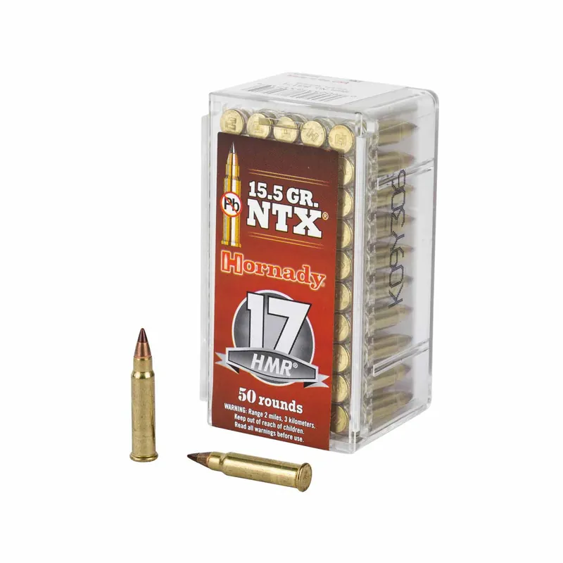 Hornady 17 HMR 15.5gr NTX 50rd - Box