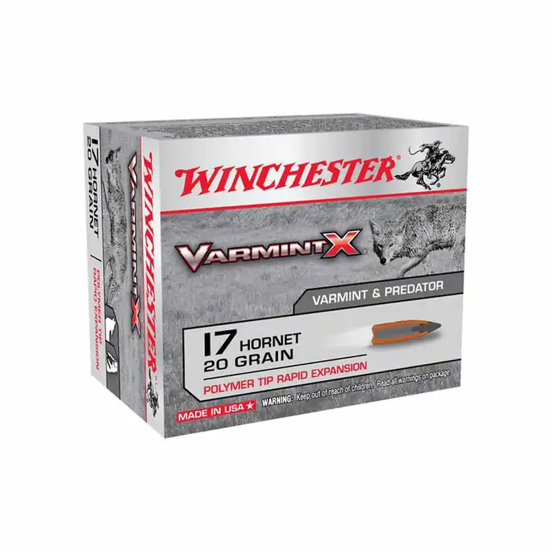 Wincchester 17 Hornet 20gr Poly Tip 20rd
