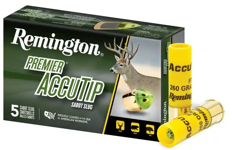 Remington Accutip Sabot Slug 20 Gauge 260 Gr. 3" 5 Rounds