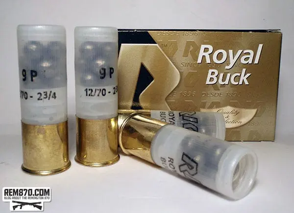 Rio Ammunition Royal Buck 20 Gauge 2.75" 1 1/8 oz 0 Buck Shot 25 Per Box