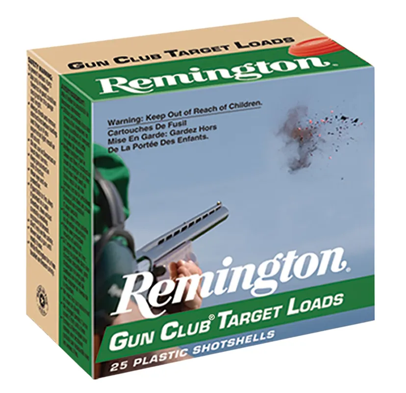 Remington 20236 Gun Club Shotshell 20 GA, 2-3/4 in, No. 9, 7/8oz