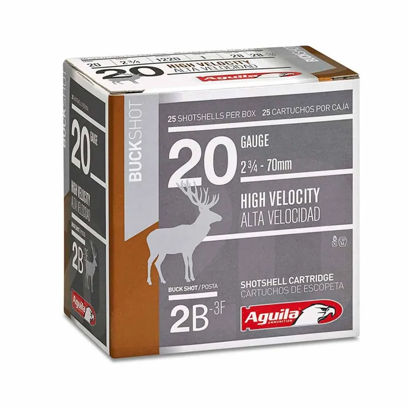 Aguila Shotshell 20 Ga 2-3/4" 2 25/Box