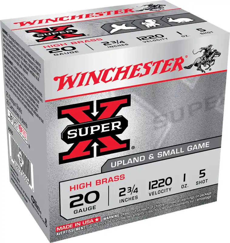 Winchester Super-X Heavy Game Load 20 GA 2-3/4" 5 Shot 1 oz. 25/Box