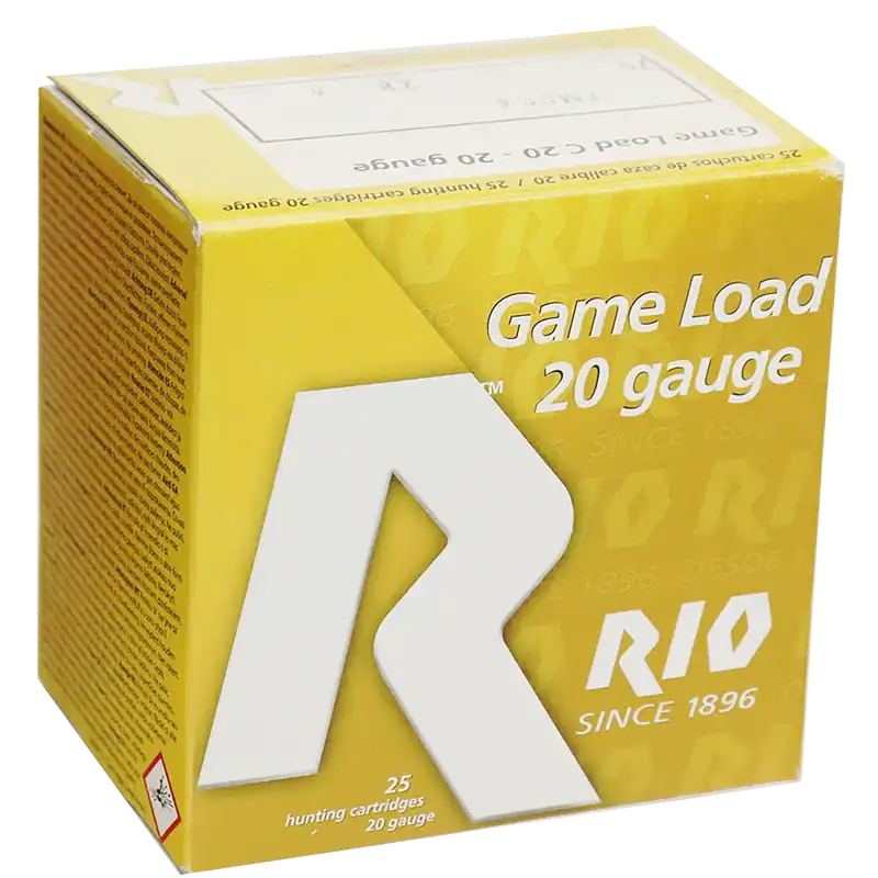 Rio Ammunition Game Load 20 GA 3" 1-1/4 oz. 6 Shot 25/Box