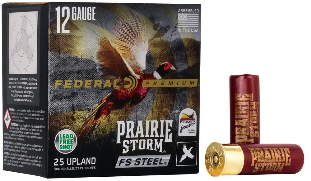 Federal Premium Prairie Storm FS 20 GA 3" 7/8 oz. 3 Shot 25/Box