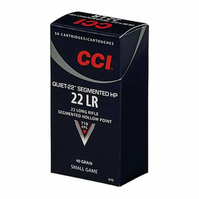 CCI Quite 22 LR 40 Gr. 710 fps Segmented Hollow Point 50/Box