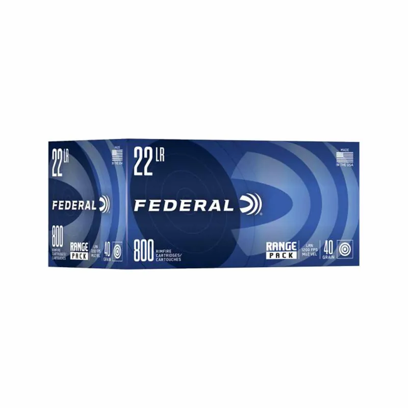 Federal 22lr 40gr LRN 800rd