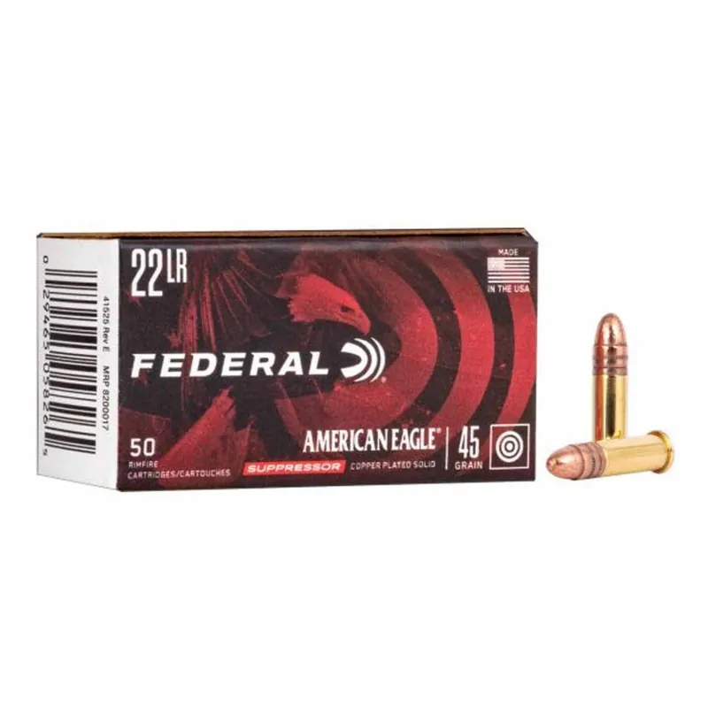 Federal 22lr 42gr Subsonic 50rd