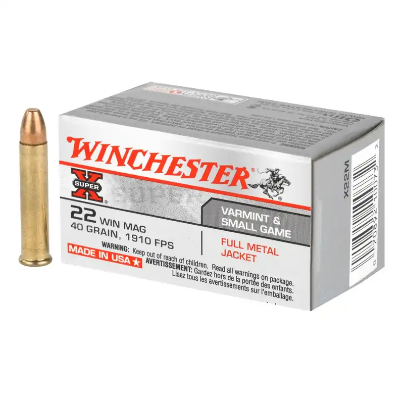 Winchester 22 mag 40gr FMJ