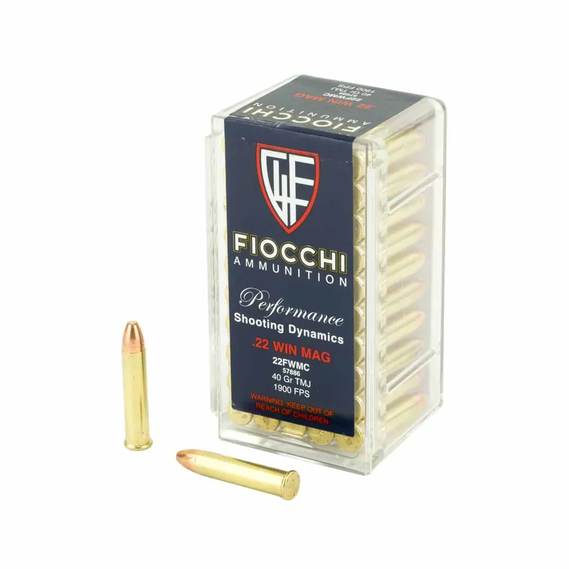 Fiocchi 22 MAG 40gr FMJ 50rd - Box