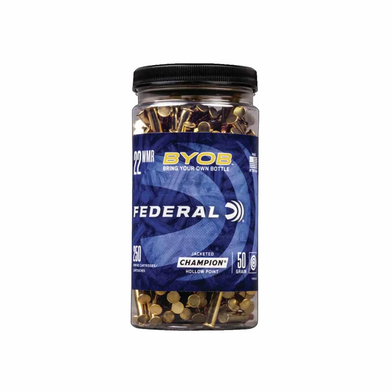 Federal 22 MAG 50gr HP 250rd - Bottle