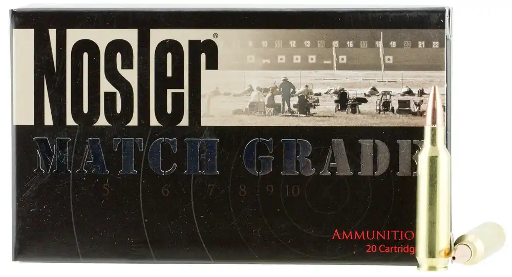 Nosler Match Grade 22 Nosler 77 Gr. Custom Competition HPBT 20/Box