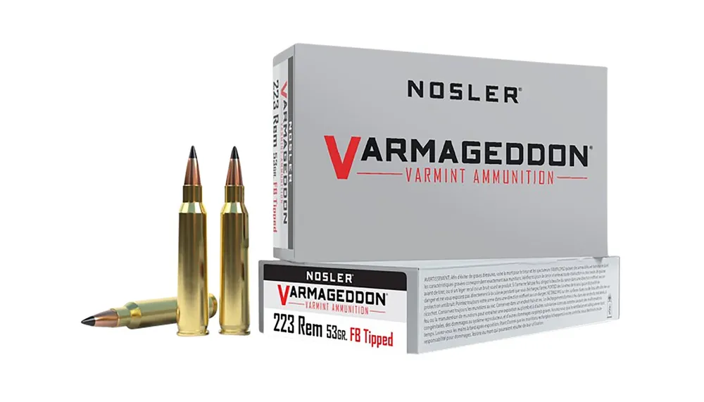 Nosler Varmageddon 223 Rem. 53 Gr. FB Tipped 20/Box