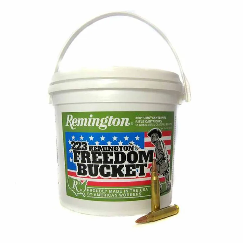 Remington 223 55GR FMJ 300rd Bucket