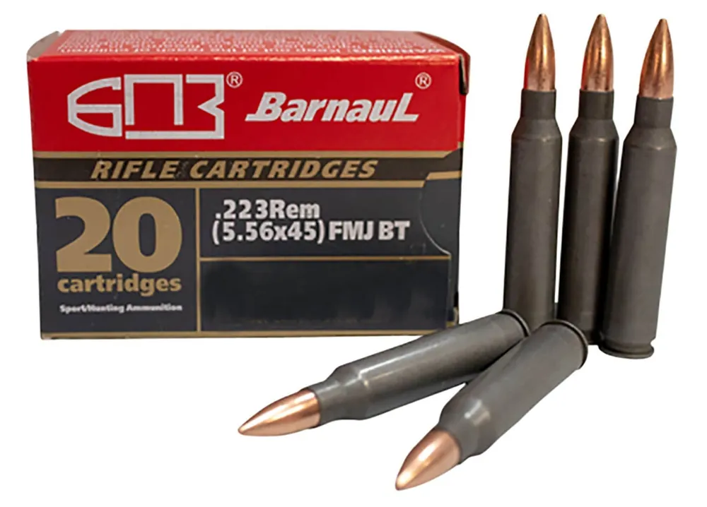 Barnaul Ammunition Rifle Ammo 223 REM 55gr 20/Box BRN 223REM SPBT55
