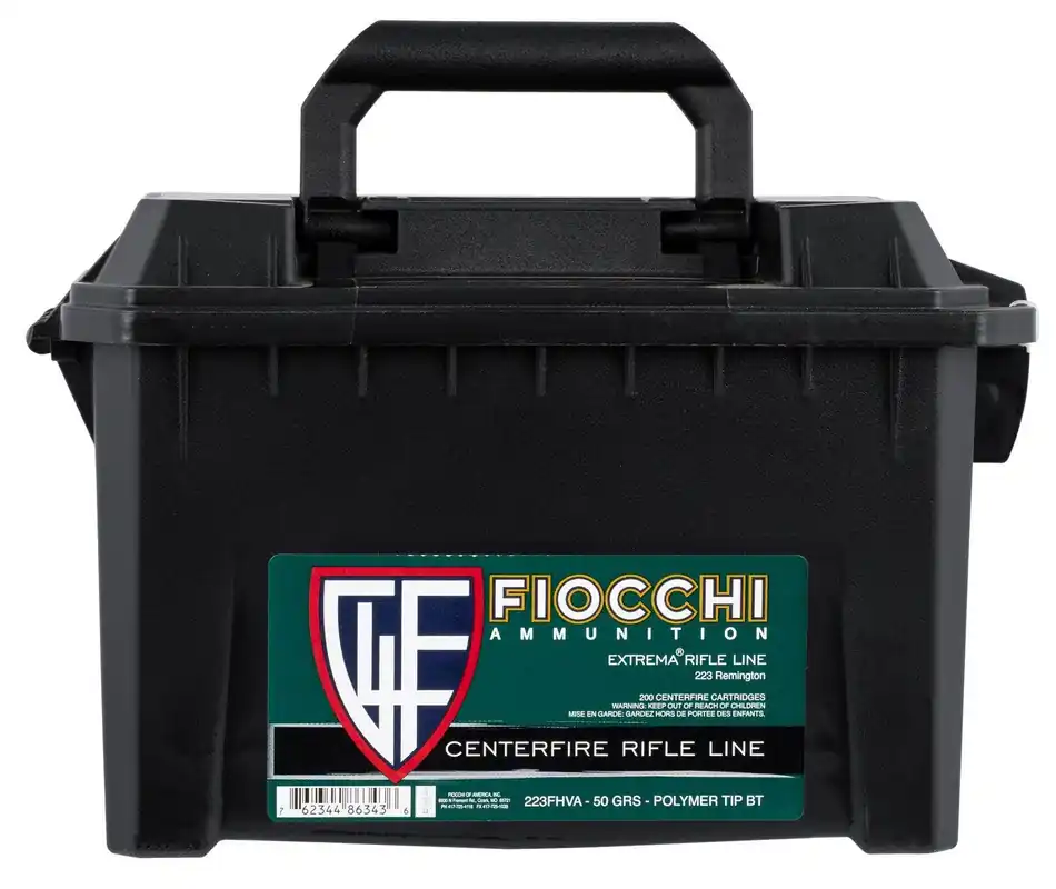 Fiocchi Field Dynamics 223 Rem 40 gr Hornady V Max 200 Per Box