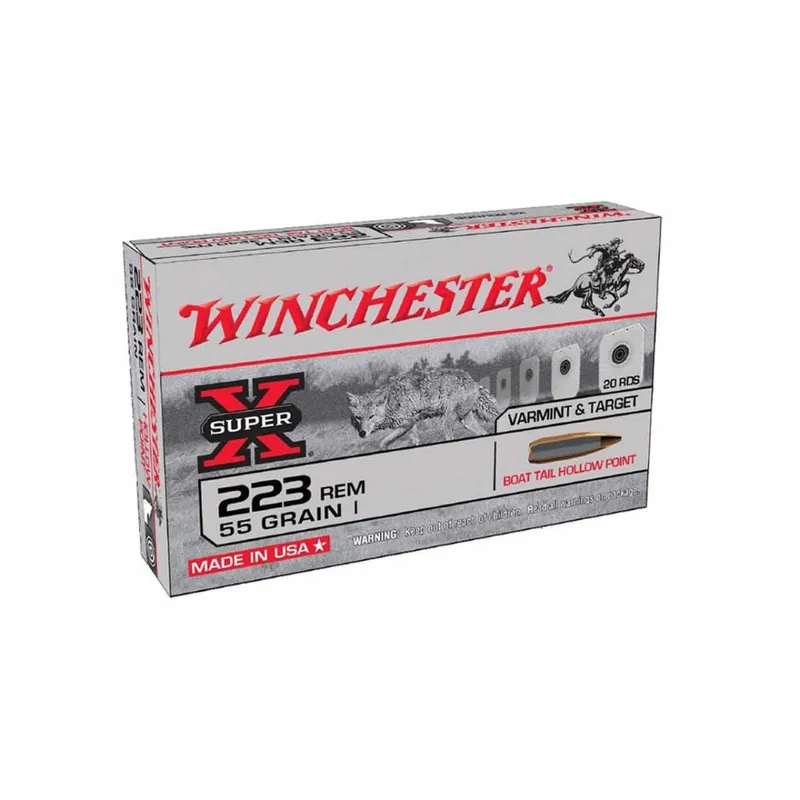 Winchester Super X 223 Rem 55 Gr BTHP