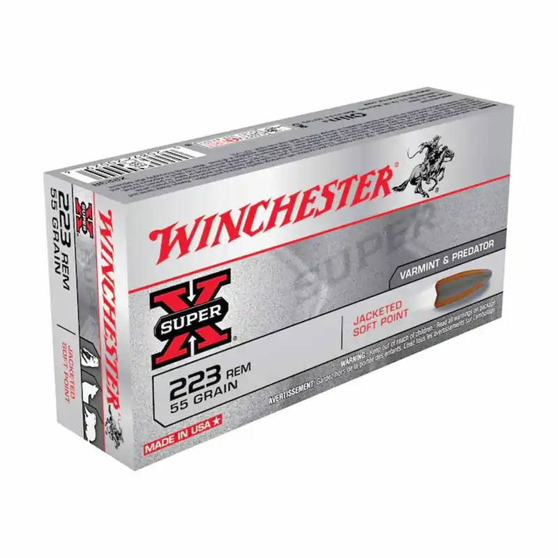 Winchester Super-X 223 REM 55gr SP 20rd