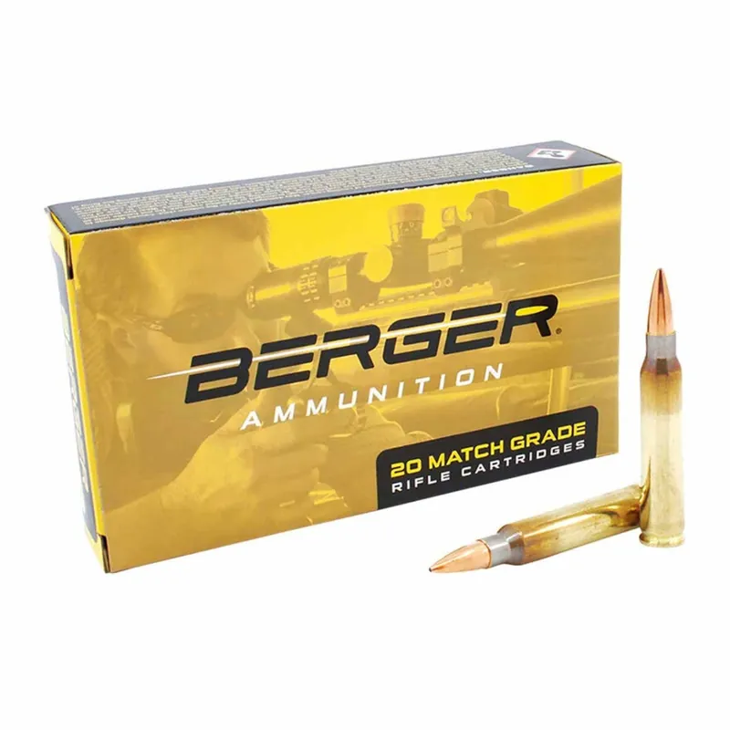 Berger Target 223 Rem 73 Gr 2820 fps Boat-Tail 20/Box