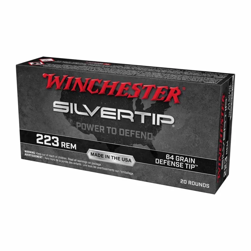 Winchester 223 REM Silver Tip Defense 64gr 20rd