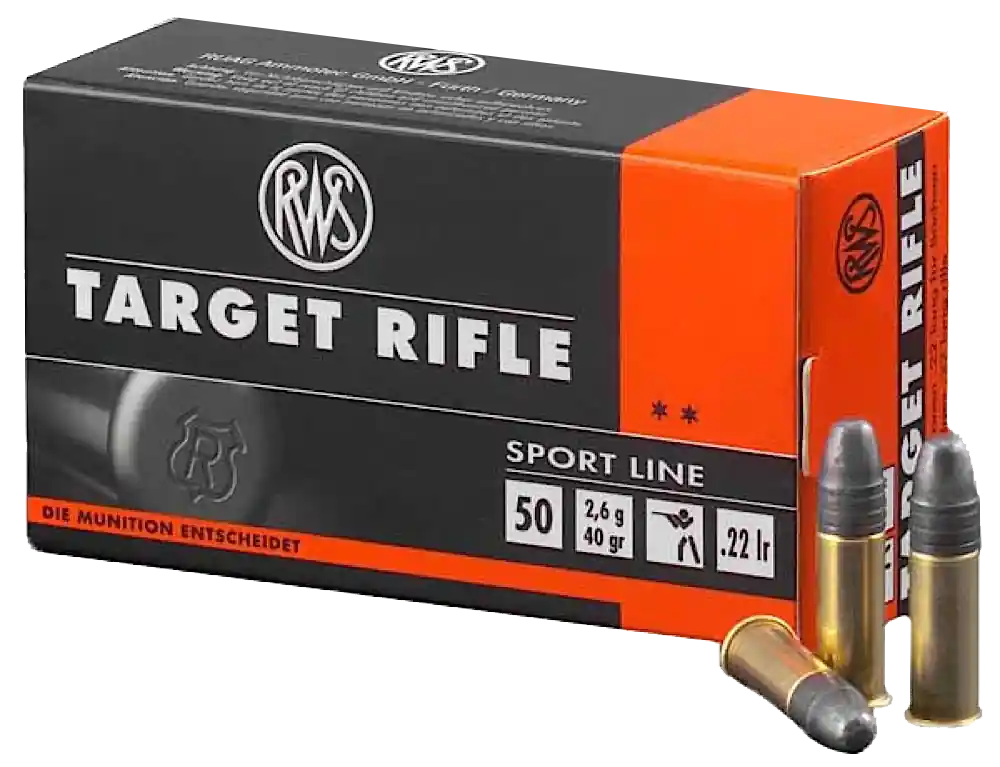 RWS/Umarex 2132478 Target Rifle Sport Line 22 LR 40 gr Lead Round Nose 50 Per Box