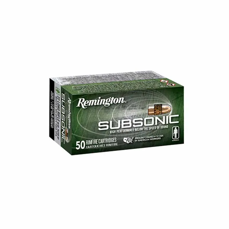 Remington 22lr Subonic 40gr 50rd - Box
