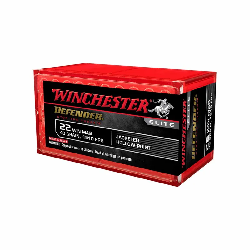 Winchester 22WMR 40gr JHP PDX 50rd