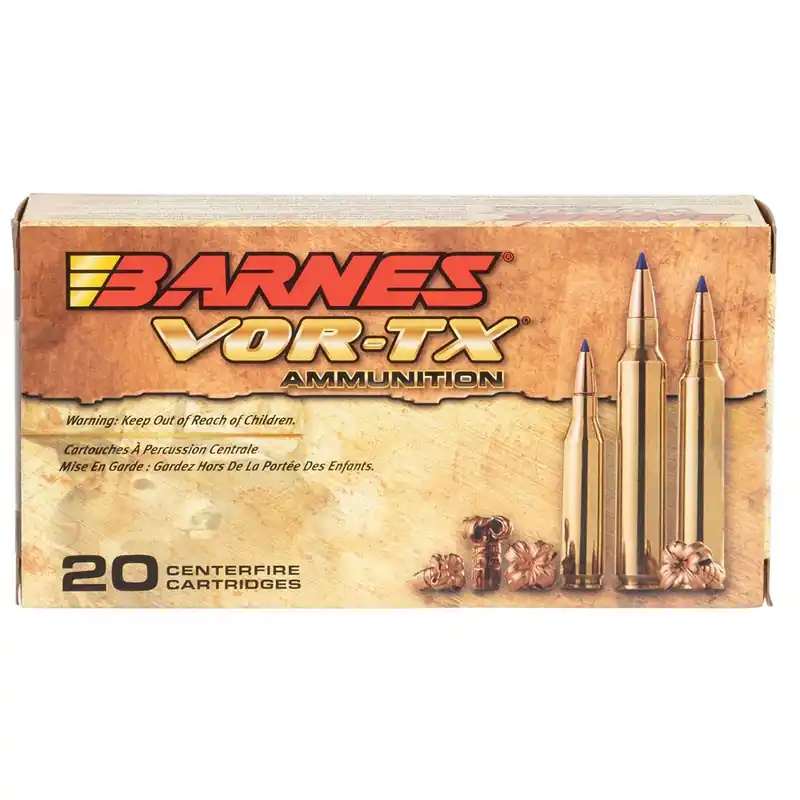 Barnes Bullets VOR-TX Centerfire Rifle 243 Win 80 gr Tipped TSX Boat-Tail 20/Box